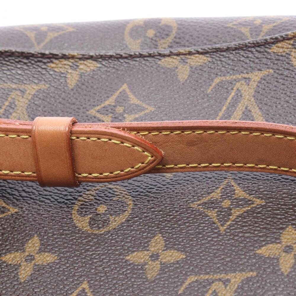 LOUIS VUITTON Authentic Brown Monogram Leather Shoulder Bag - Picture 8 of 9